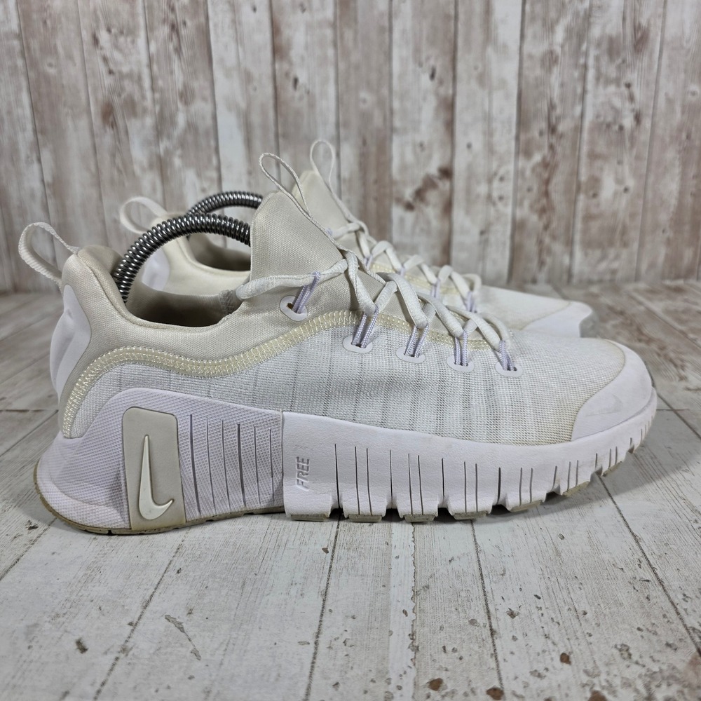 Nike Free Metcon 6 Womens Sail White Light Bone Training Shoes FJ7126-101 Size 9